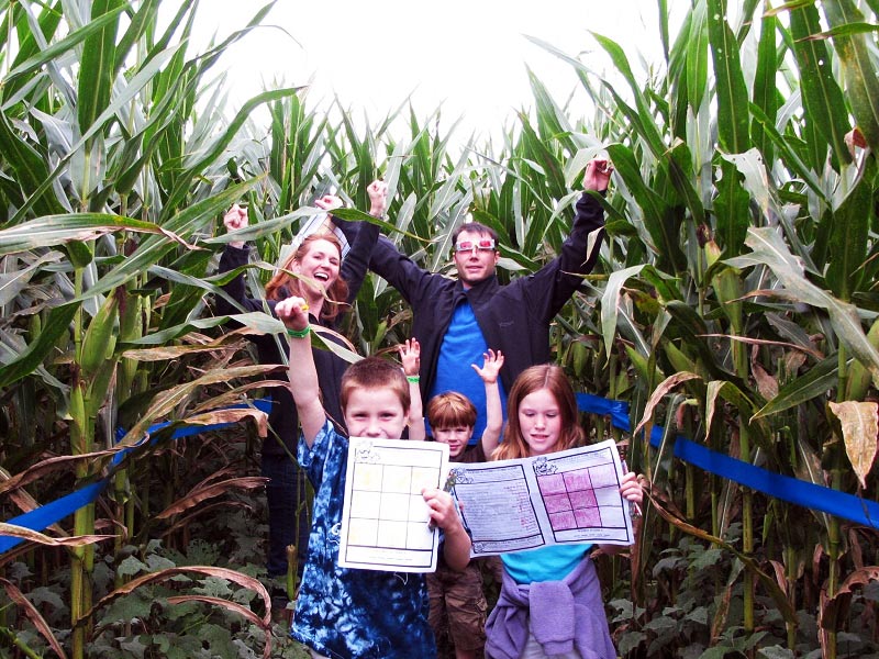 Cornfield Maze Adventure at Maize Quest Fun Park - York County, PA