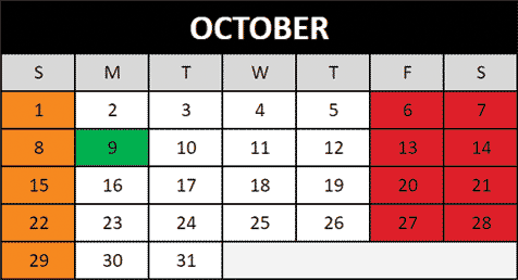 Maze Fun Park - October 2023 Calendar & Hours
