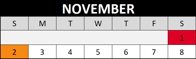 Maze Fun Park - November 2025 Calendar & Hours
