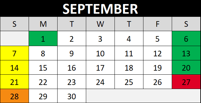 Maze Fun Park - September 2025 Calendar & Hours
