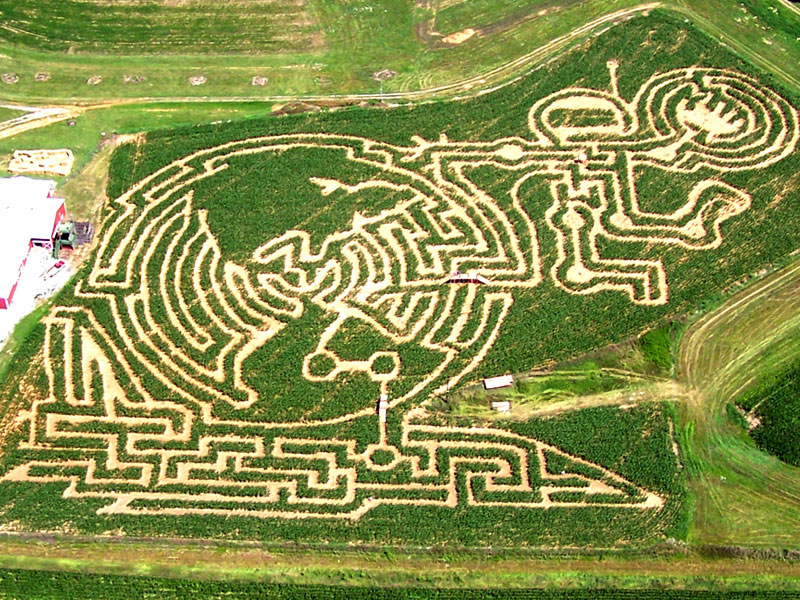 Corn Maze Theme 2007 - Space Exploration