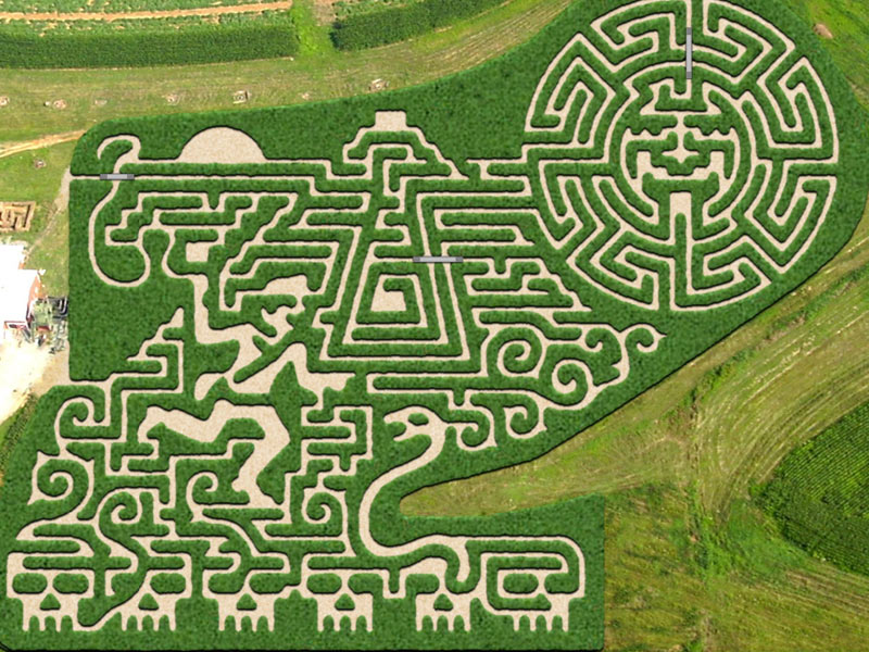 Corn Maze Theme 2012 - Mayan Mystery