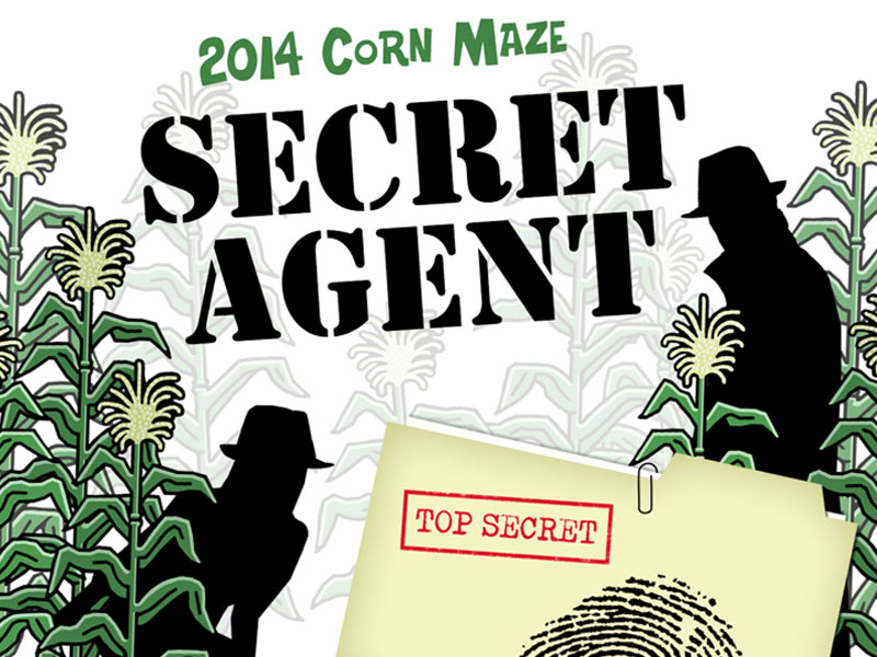 Corn Maze Theme 2014: Secret Agent