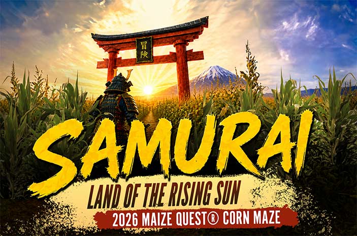 2026 Maize Quest Corn Maze: Samurai - Land of the Rising Sun